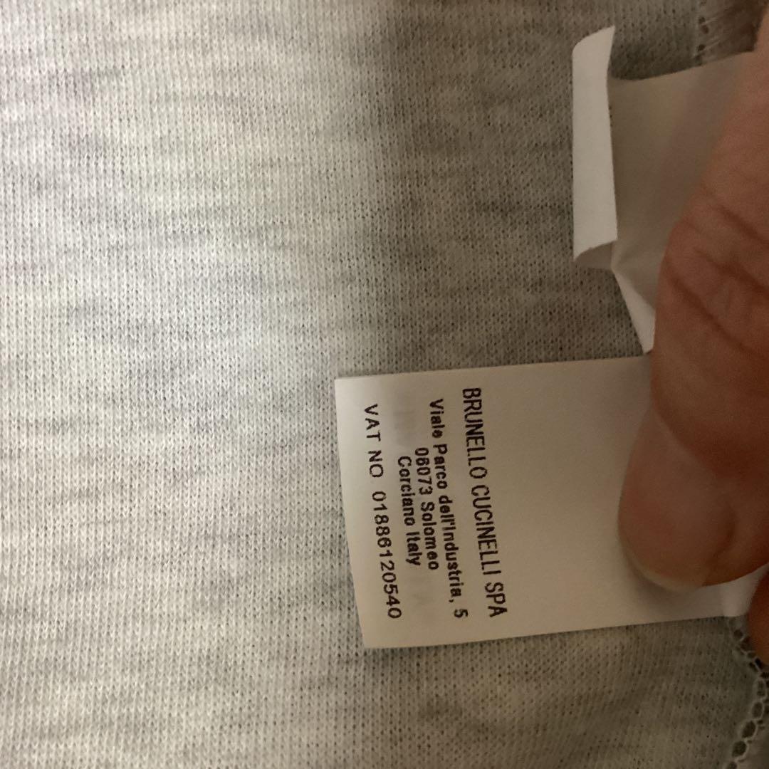 ブルネロ クチネリ　グレー ノースリーブ ベスト ダブルジッパー