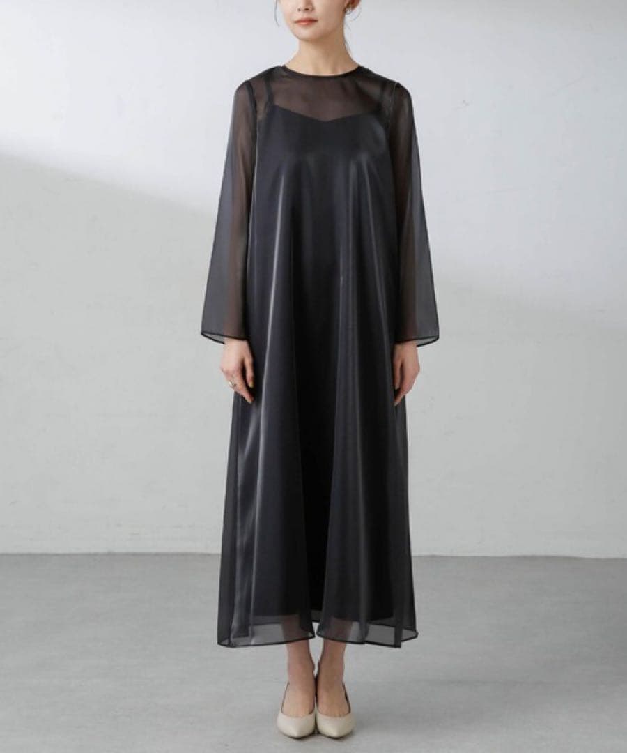 ＊美品＊ Kaene/ラメシャンブレードレス