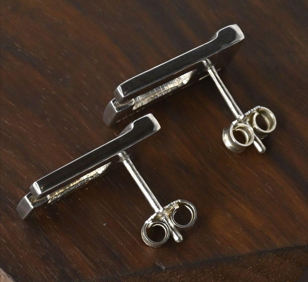 GUCCIピアス シルバーAg925 Gロゴ 【ほぼ新品・お買得品・研磨済美品】