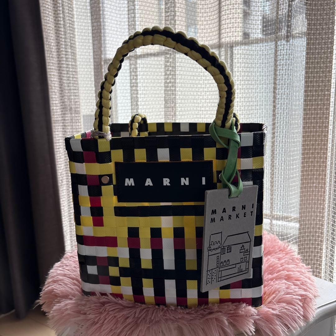 MARNI MARKET かごバッグ マルチカラー ユニセックス