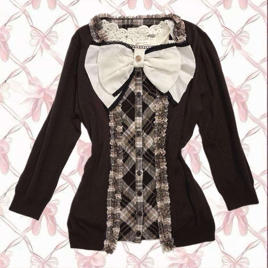 axes femme セット売り 姫カジ ビッグリボン グランジ 森ガール 平成