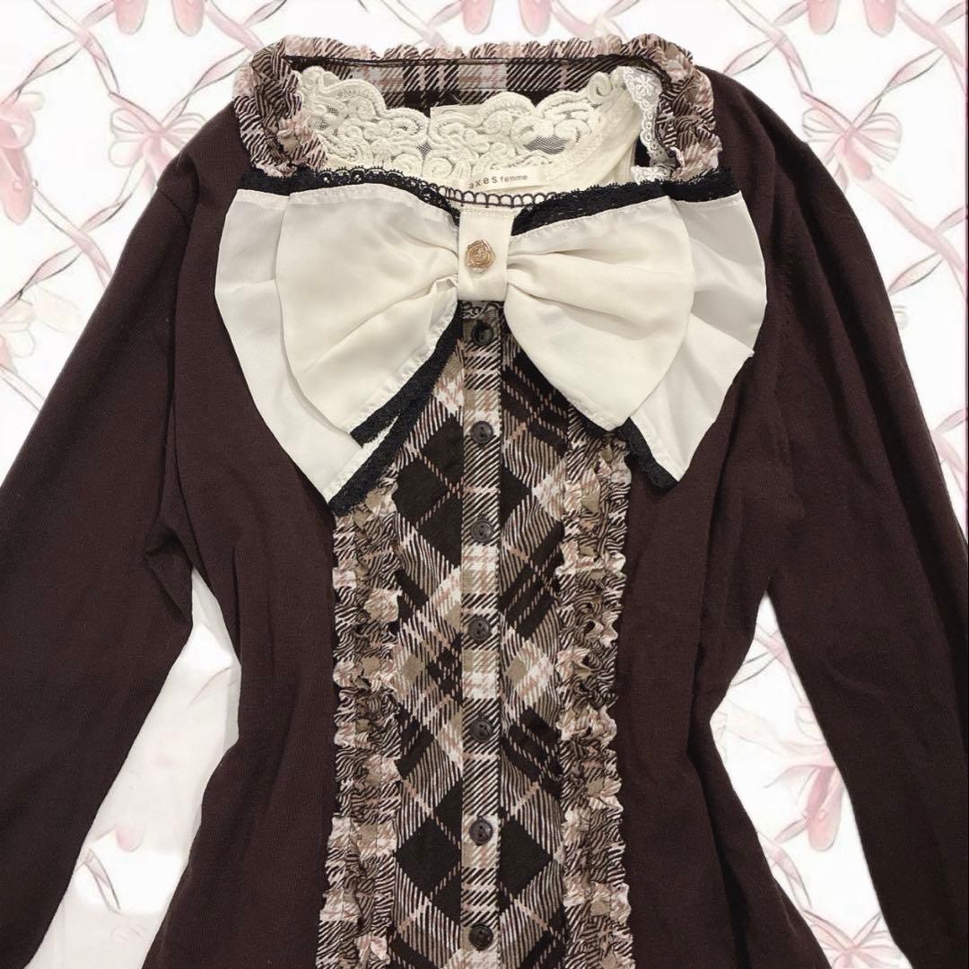 axes femme セット売り 姫カジ ビッグリボン グランジ 森ガール 平成