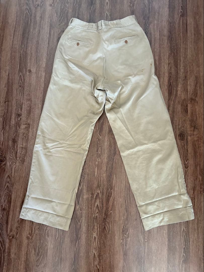 [32/33］50s US ARMY チノ パンツ カーキ ミリタリー m45