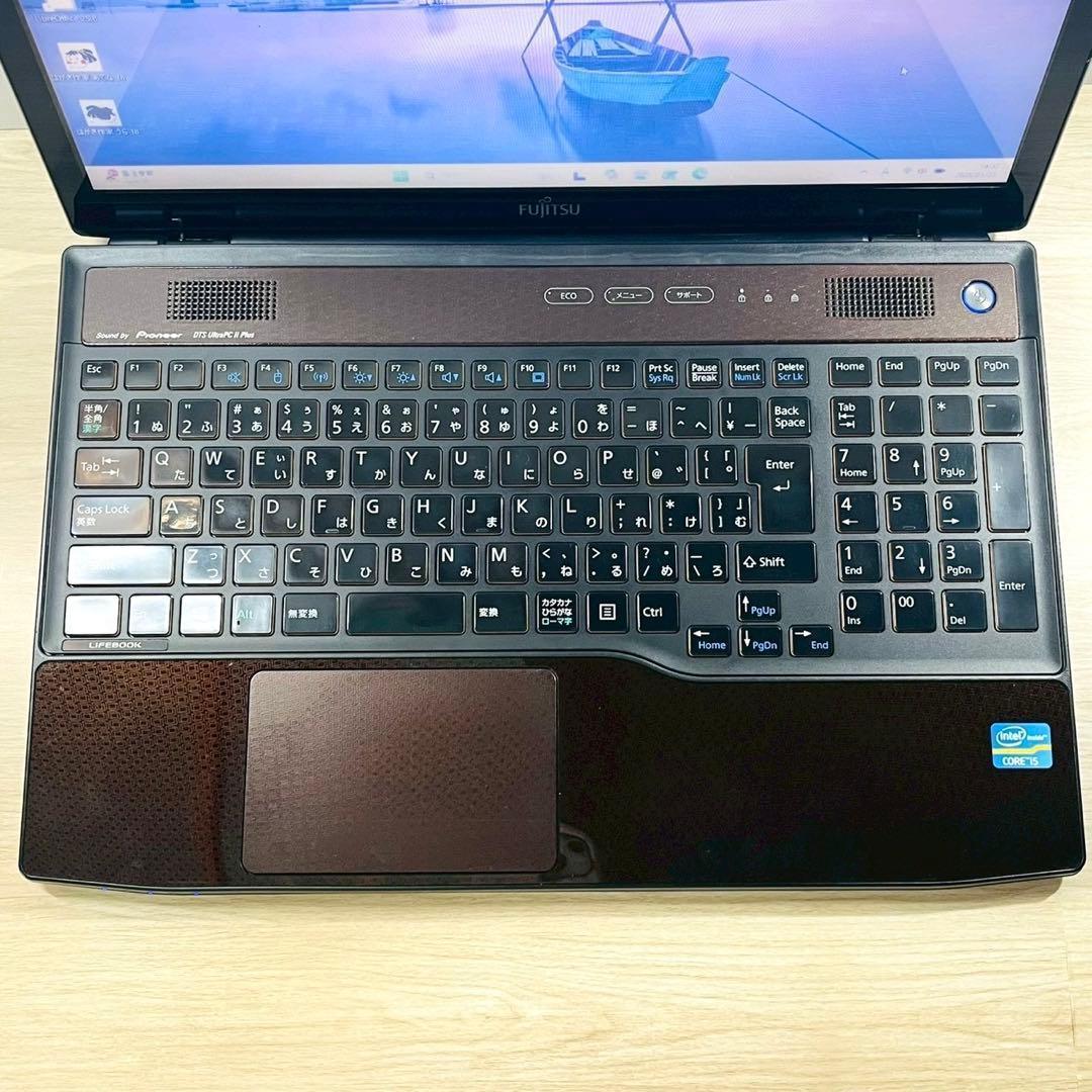 大容量 SSD512GB✨Windows11 ノートパソコン DVD カメラ