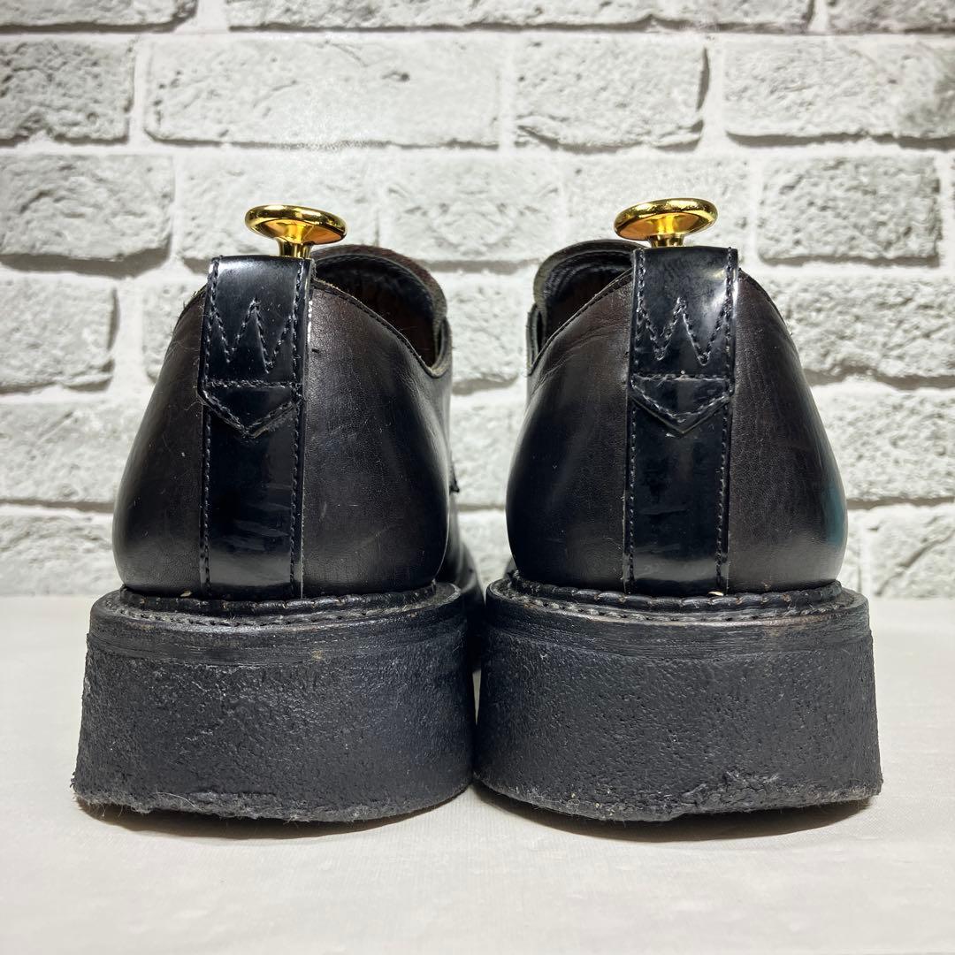 【人気デザイン】KIDS LOVE GAITE ダブルモンク レザー 黒 厚底