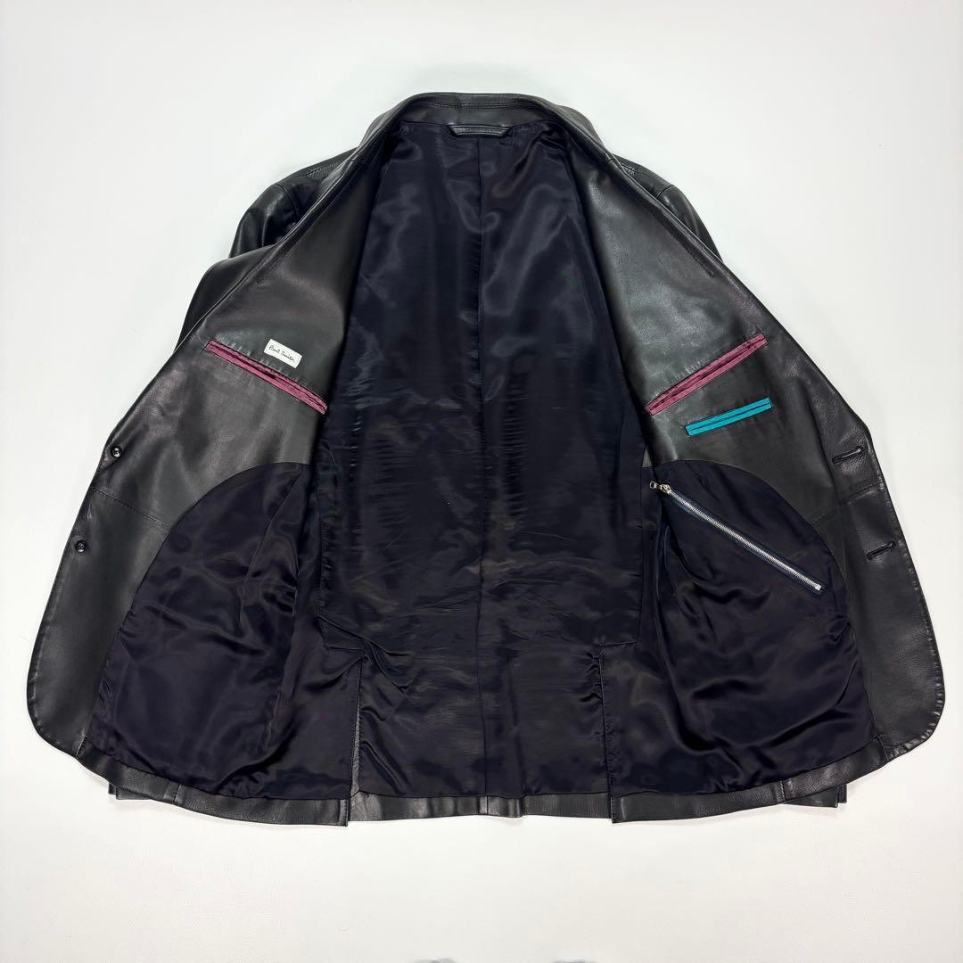 美品✨ポールスミス レザー テーラードジャケット ラムレザー 2B