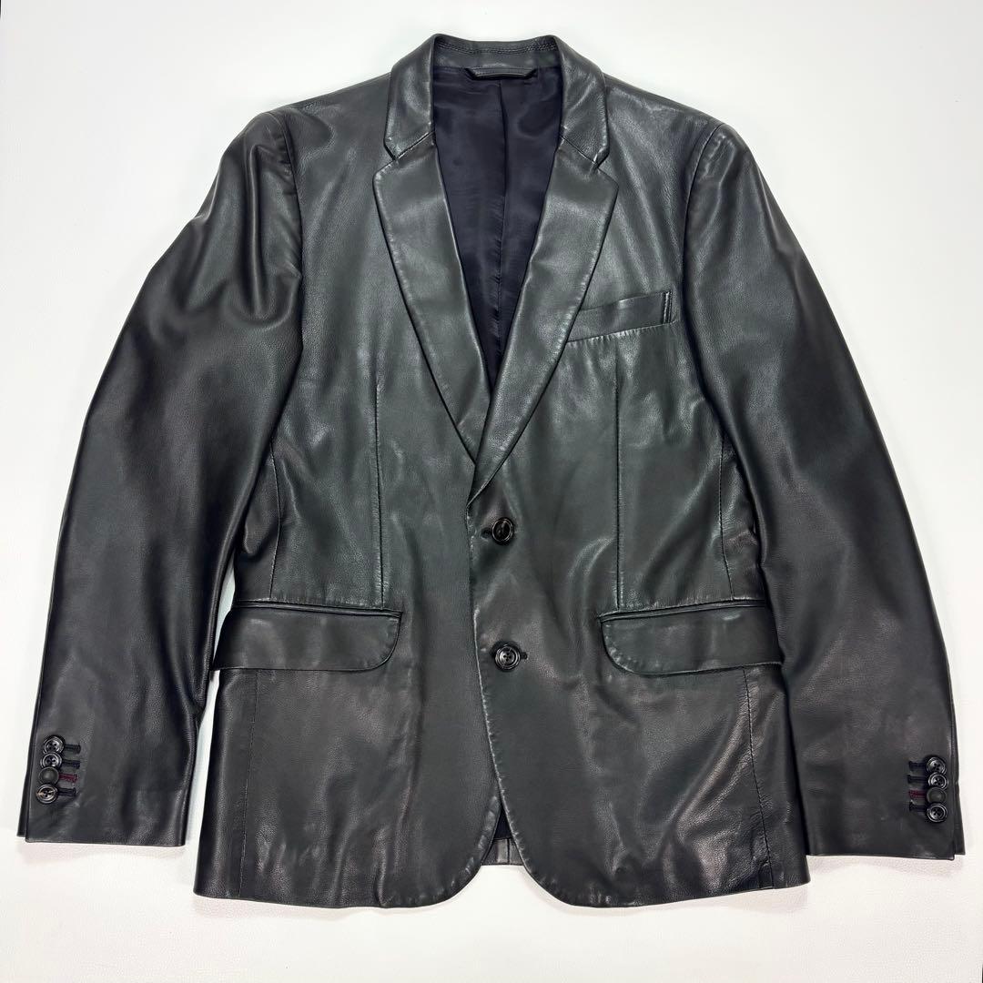 美品✨ポールスミス レザー テーラードジャケット ラムレザー 2B