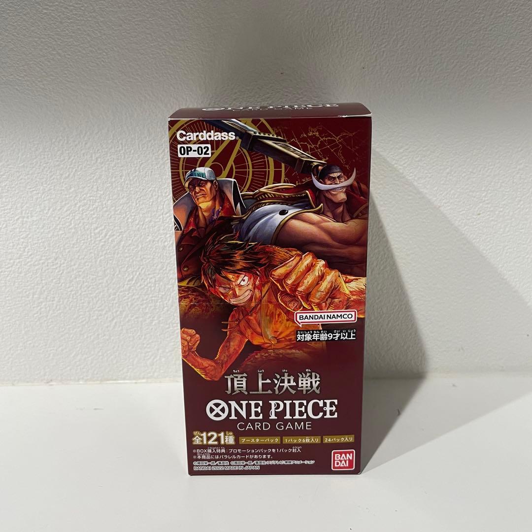 ワンピースカード 頂上決戦 BOX 新品未開封 テープ付き box