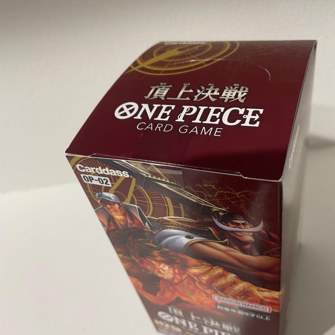 ワンピースカード 頂上決戦 BOX 新品未開封 テープ付き box