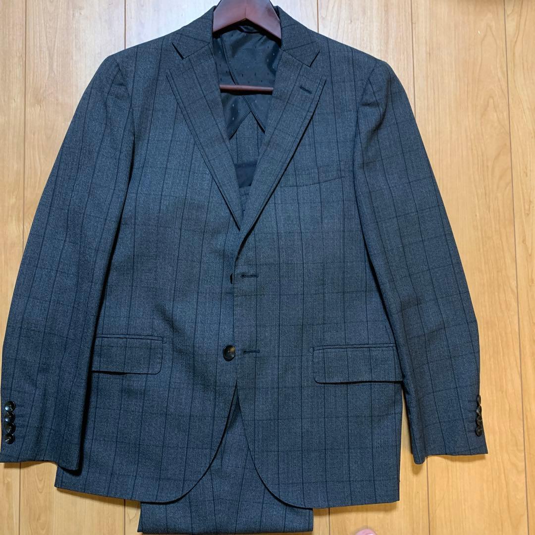 JOHNPEARSEグレーチェックスーツ秋冬A6