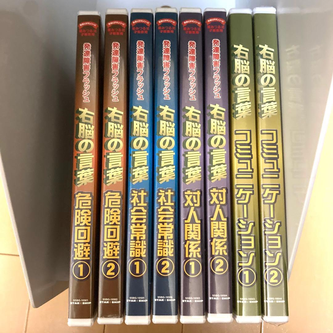 星みつる式　右脳の言葉　DVD 8枚セット