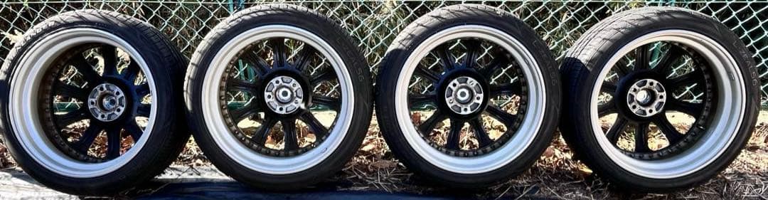 深リムVIP クラブリネアCL-30 20インチ 5穴 4本セット　アルヴェル