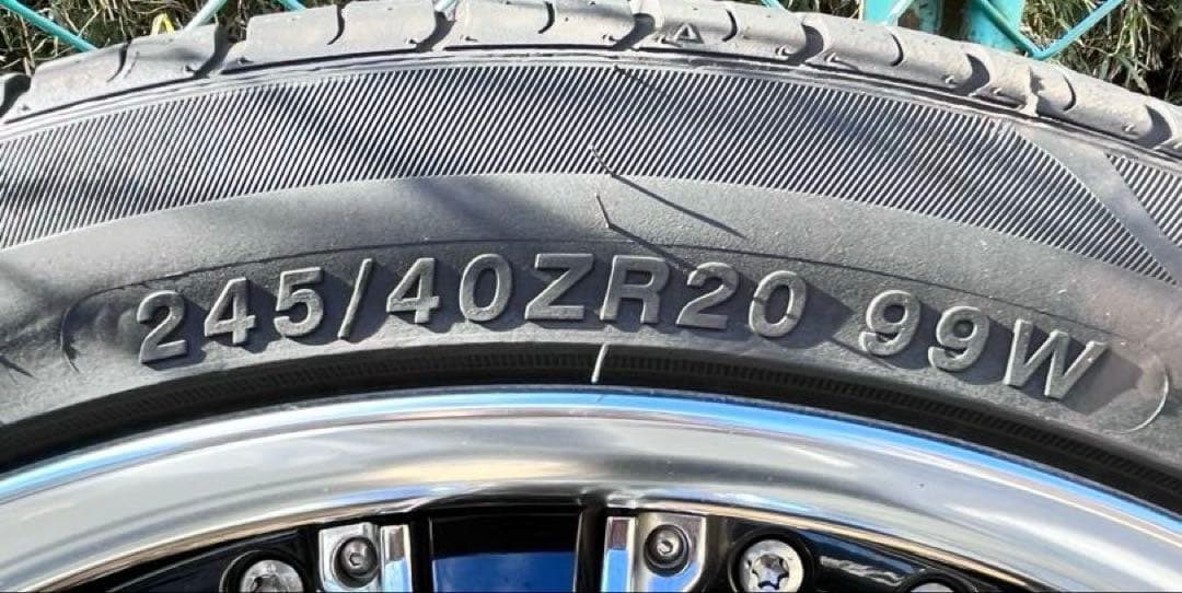 深リムVIP クラブリネアCL-30 20インチ 5穴 4本セット　アルヴェル