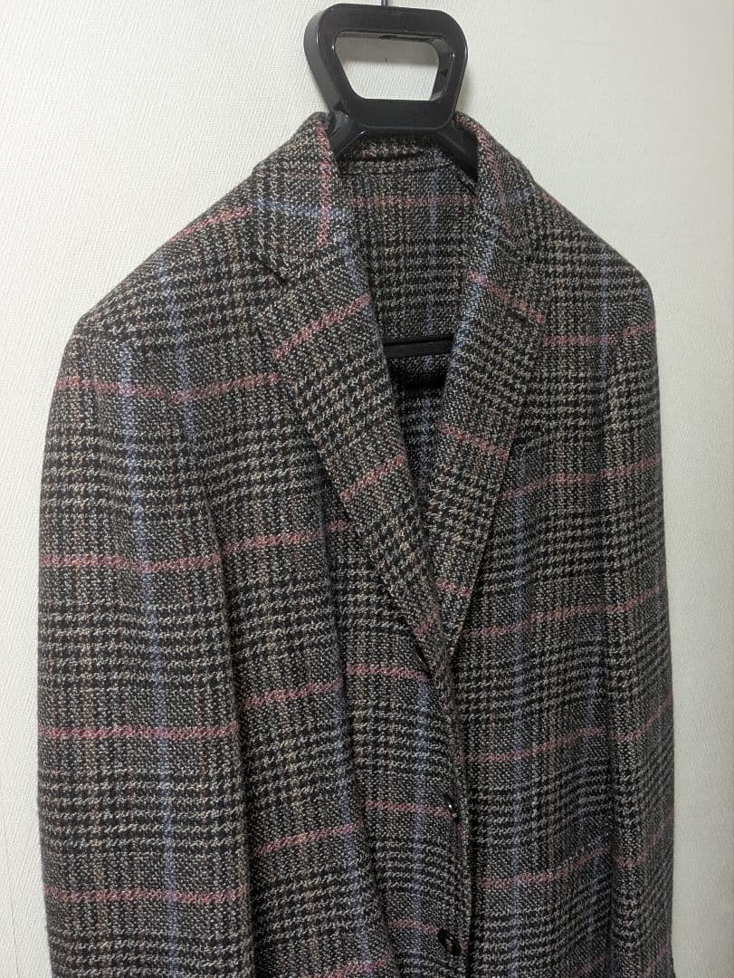 ラルディーニ メンズテーラードジャケット 48 ブラウン 本切羽