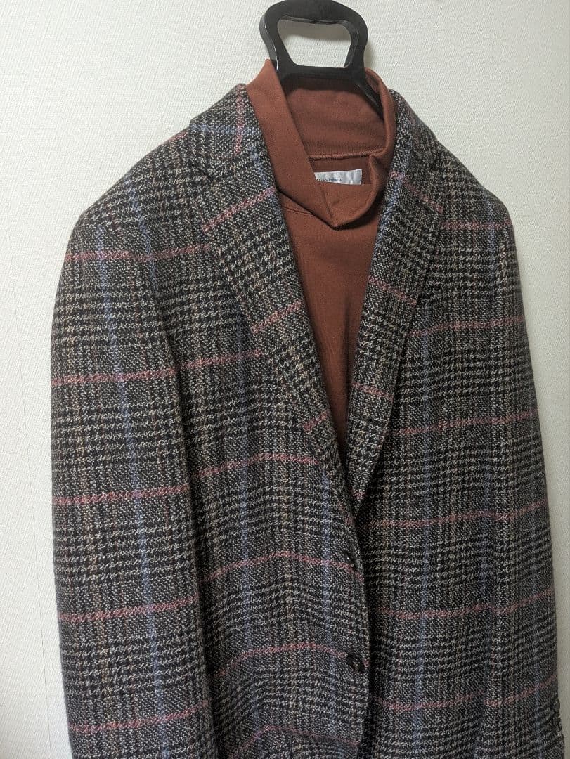 ラルディーニ メンズテーラードジャケット 48 ブラウン 本切羽