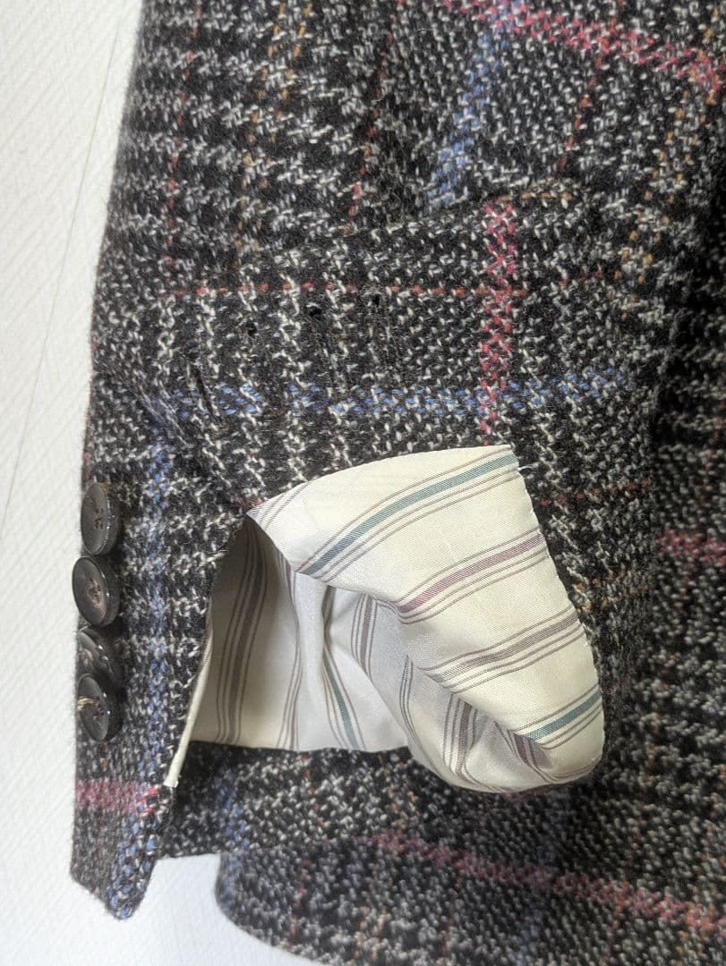 ラルディーニ メンズテーラードジャケット 48 ブラウン 本切羽