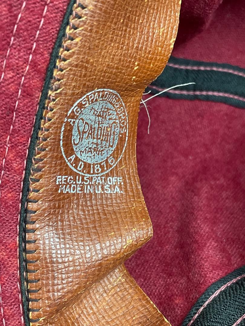 【A.G.SPALDING & BROS 】 30s〜 ウール スポーツハット