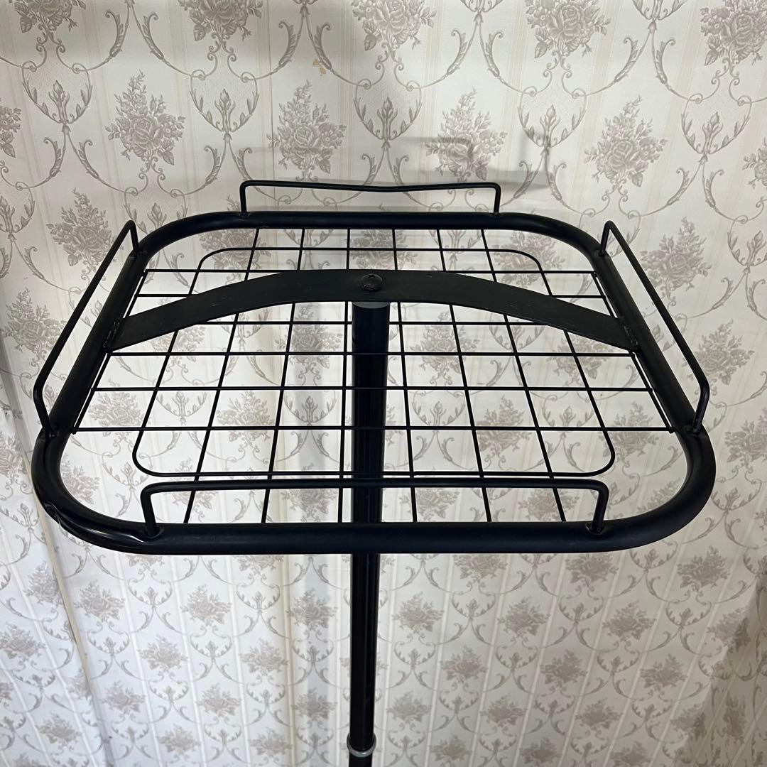 【アンティーク】アイアンフレーム 回転式ハンガーラック 古道具 昭和レトロ