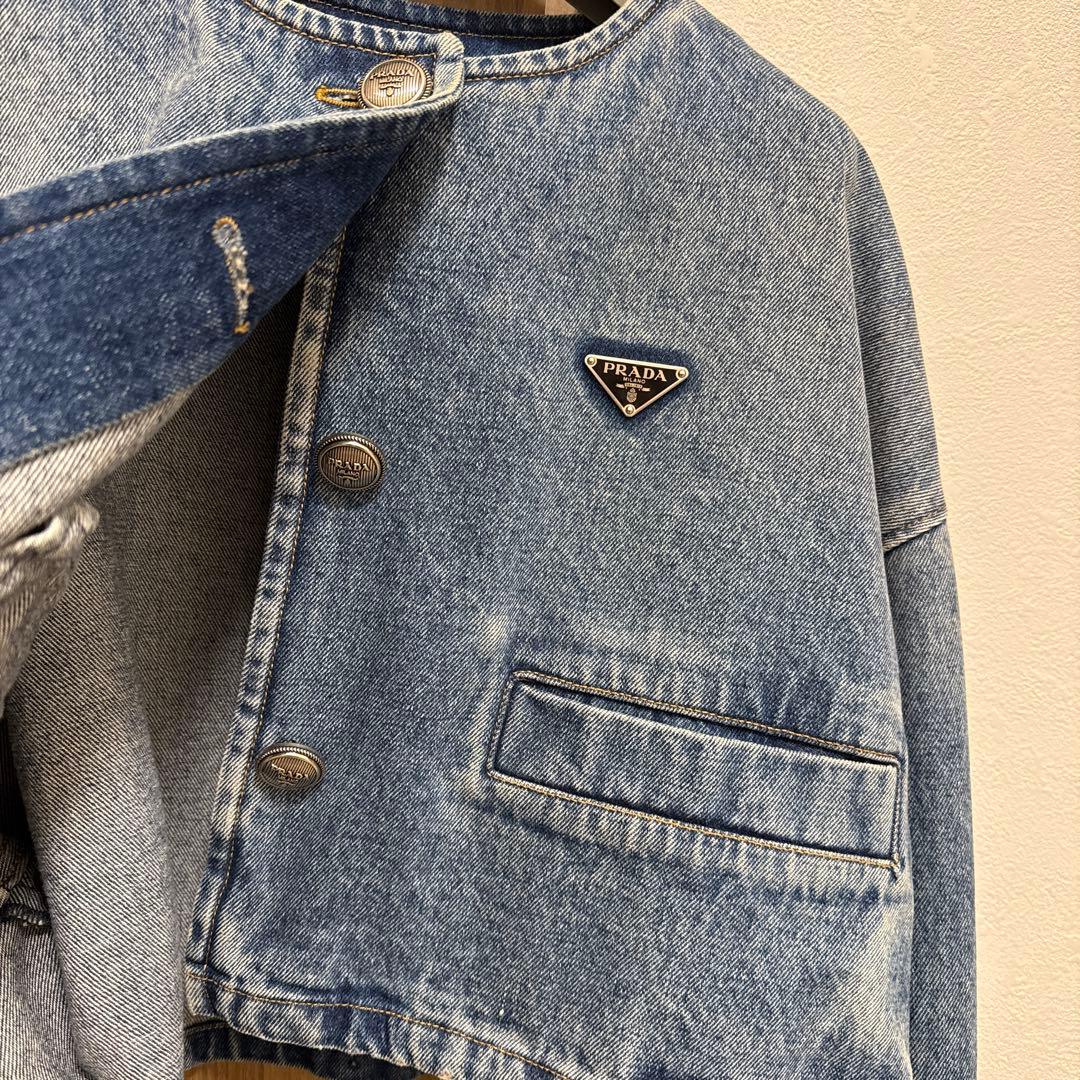 プラダ　デニム　ブルゾン　ジャケット