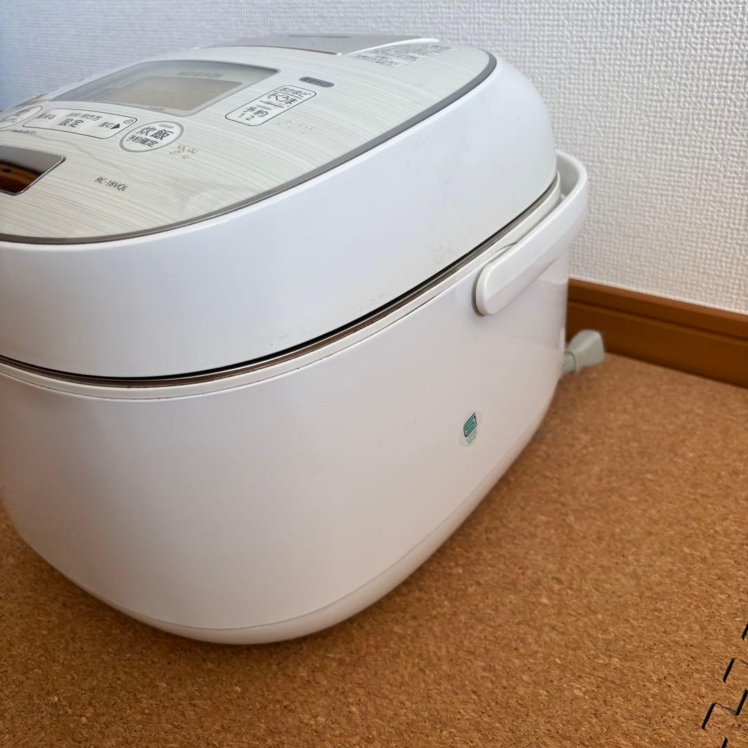 【良品】TOSHIBA RC-18VQL 10合 真空圧力IH ジャー炊飯器