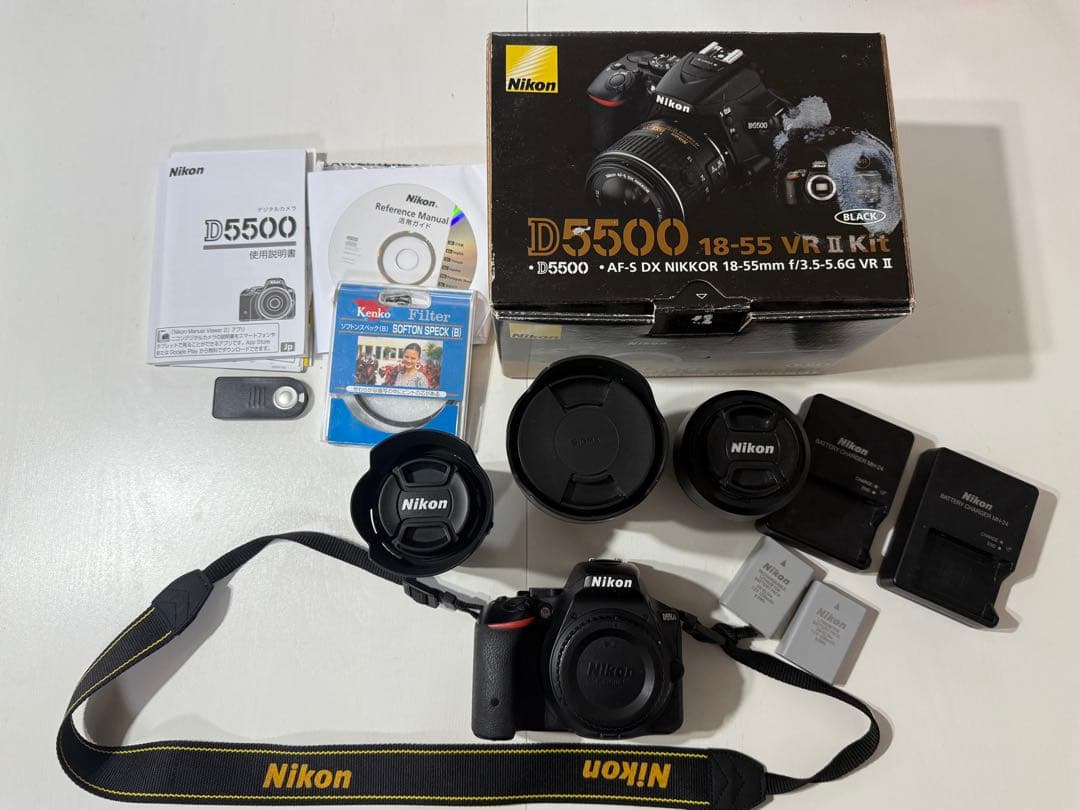 Nikon D5500 デジタル一眼レフ 18-55mm VR Ⅱ Kit