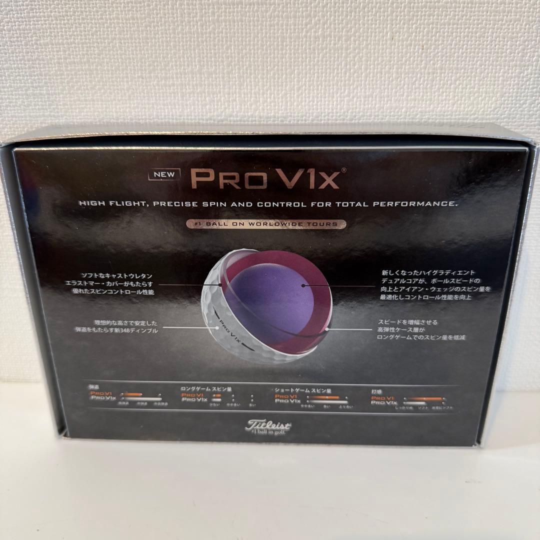 (4箱)2025 TITLEIST(タイトリスト)PROV1x (12球入