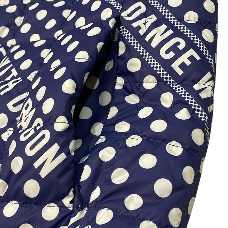 ダンスウィズドラゴン ノースリーブ リバーシブル ボア ダウン ジャケット 2