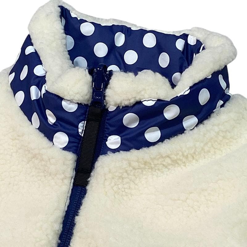 ダンスウィズドラゴン ノースリーブ リバーシブル ボア ダウン ジャケット 2