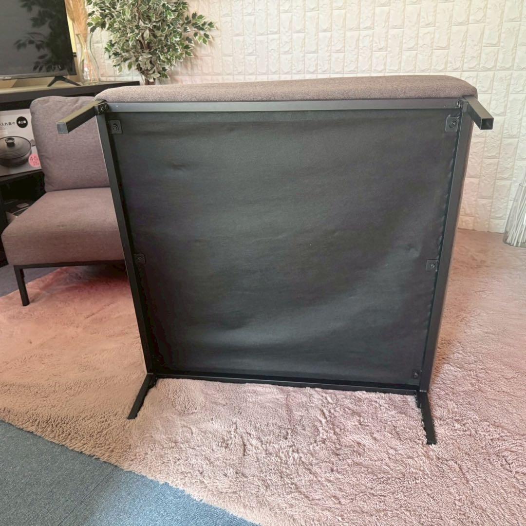 都内23区送料無料✨ロウヤ✨2人掛けソファ オットマン付き