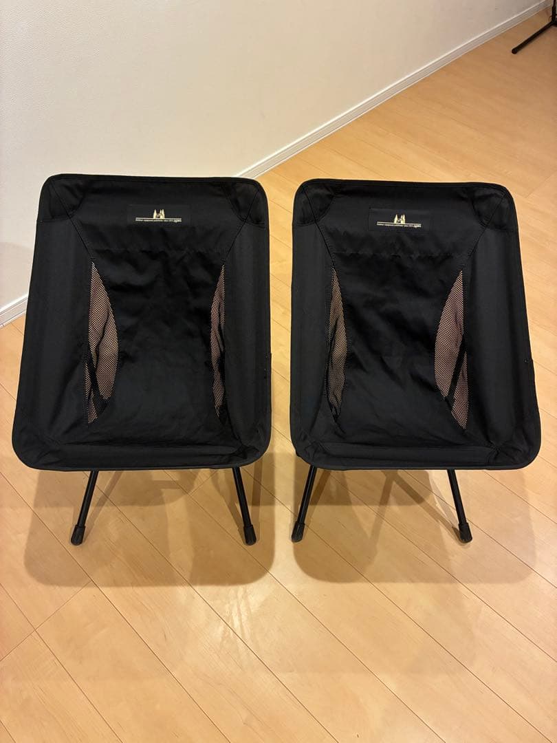 オガワ　ツーアングルチェアS ブラック　2脚セット