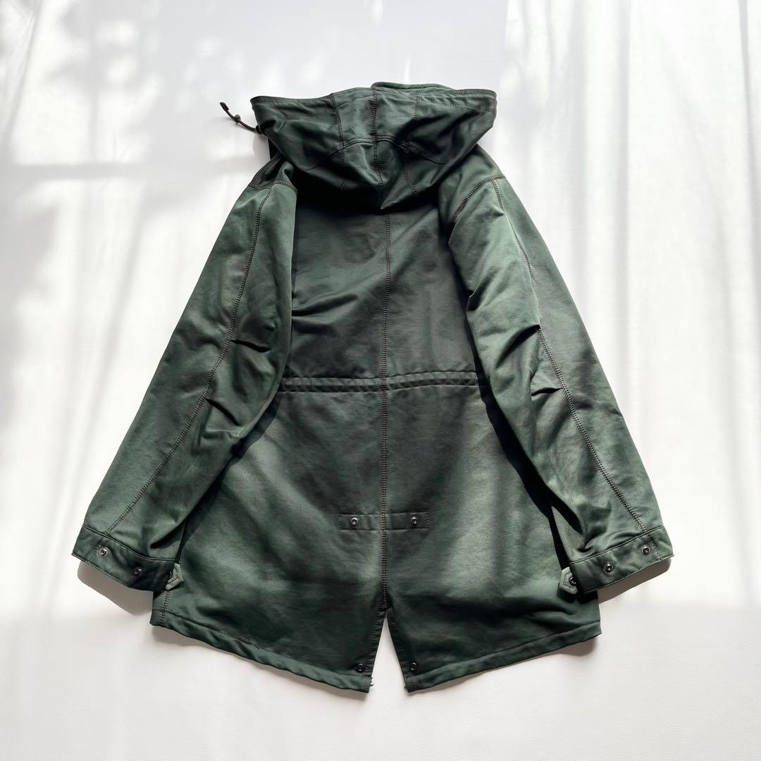 美品『BEAMS +』モッズコート／羽織／M／ライトアウター／カーキ