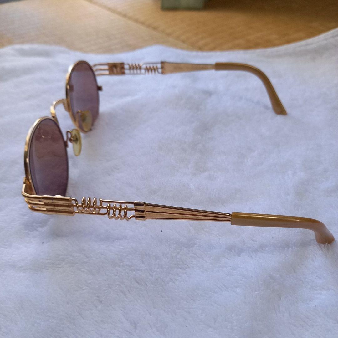 Jean Paul Gaultier ゴールドオーバルサングラス