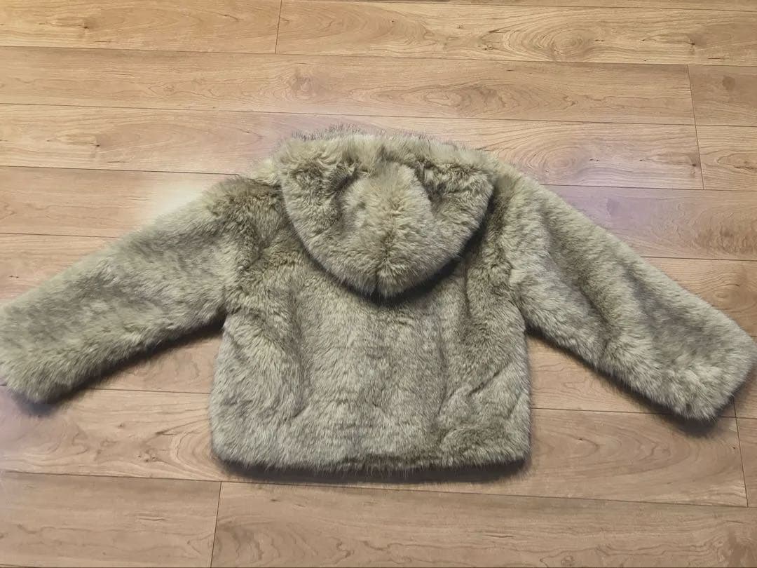 ZARA ファージャケット　フード付きコート　S フェイクファー