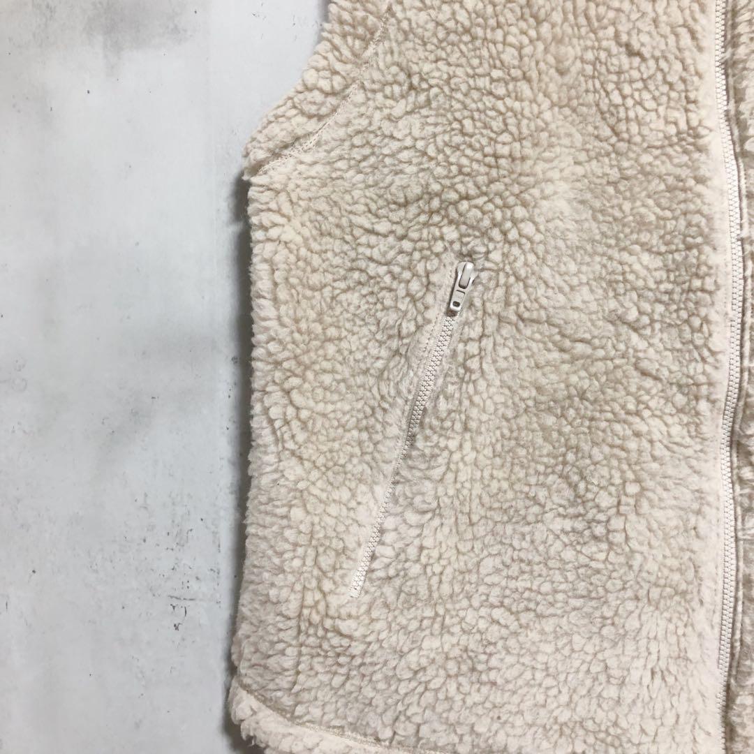 YAECA / ヤエカ　ユニセックス ウール　フルジップアップ　ボアベスト