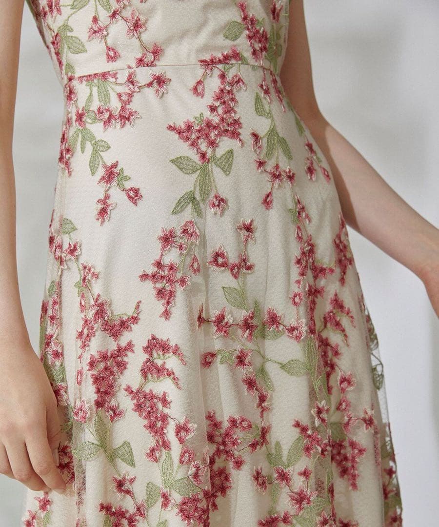 グレースコンチネンタル ドレス ワンピース スモールフラワーフレアドレス