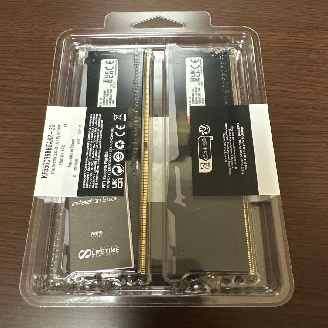 KINGSTON FURY DDR5 5600 32GB(16GB×2枚)