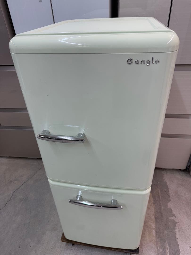 2018年式 149L eangle レトロ風 冷蔵庫 ANGRE151-A1