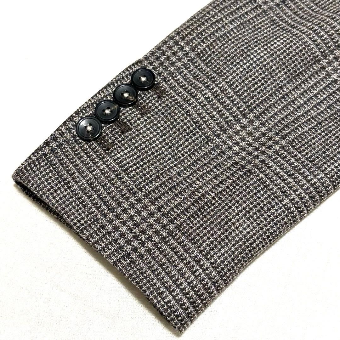 【極美品】CIRCOLO グレンチェックウールコットンジャージージャケット