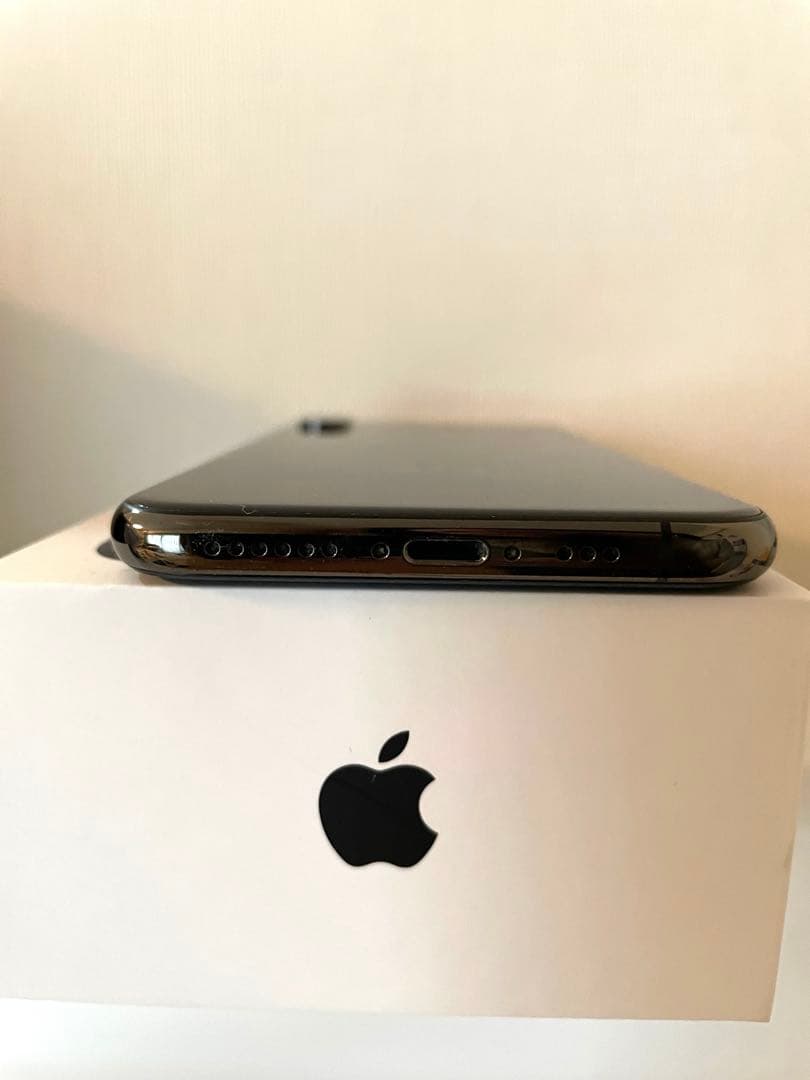 iPhone xs 64gbスペースグレー バッテリー75※新品未使用の付属品付