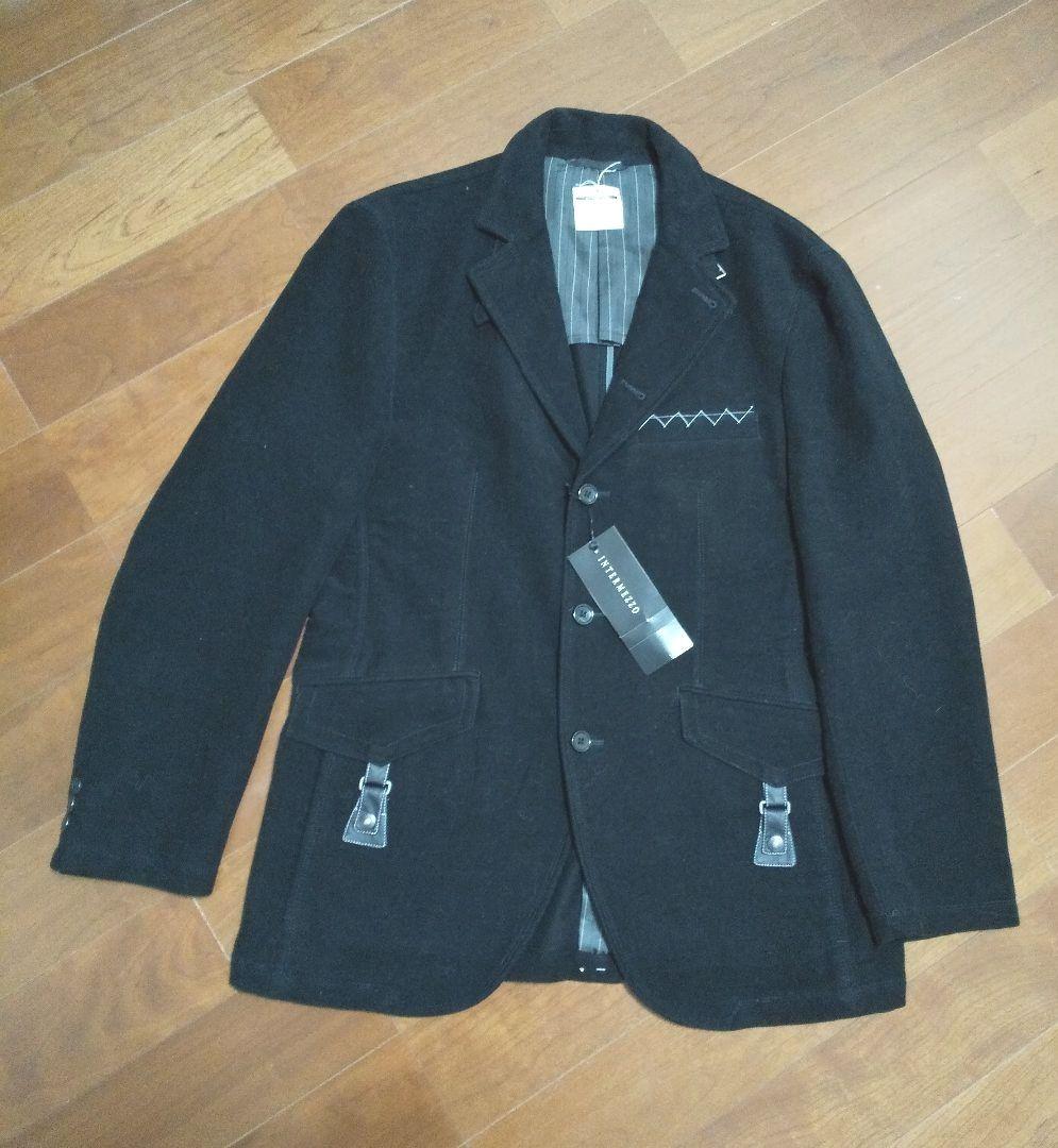 ky276 【未使用】INTERMEZZO テーラードジャケット L 黒