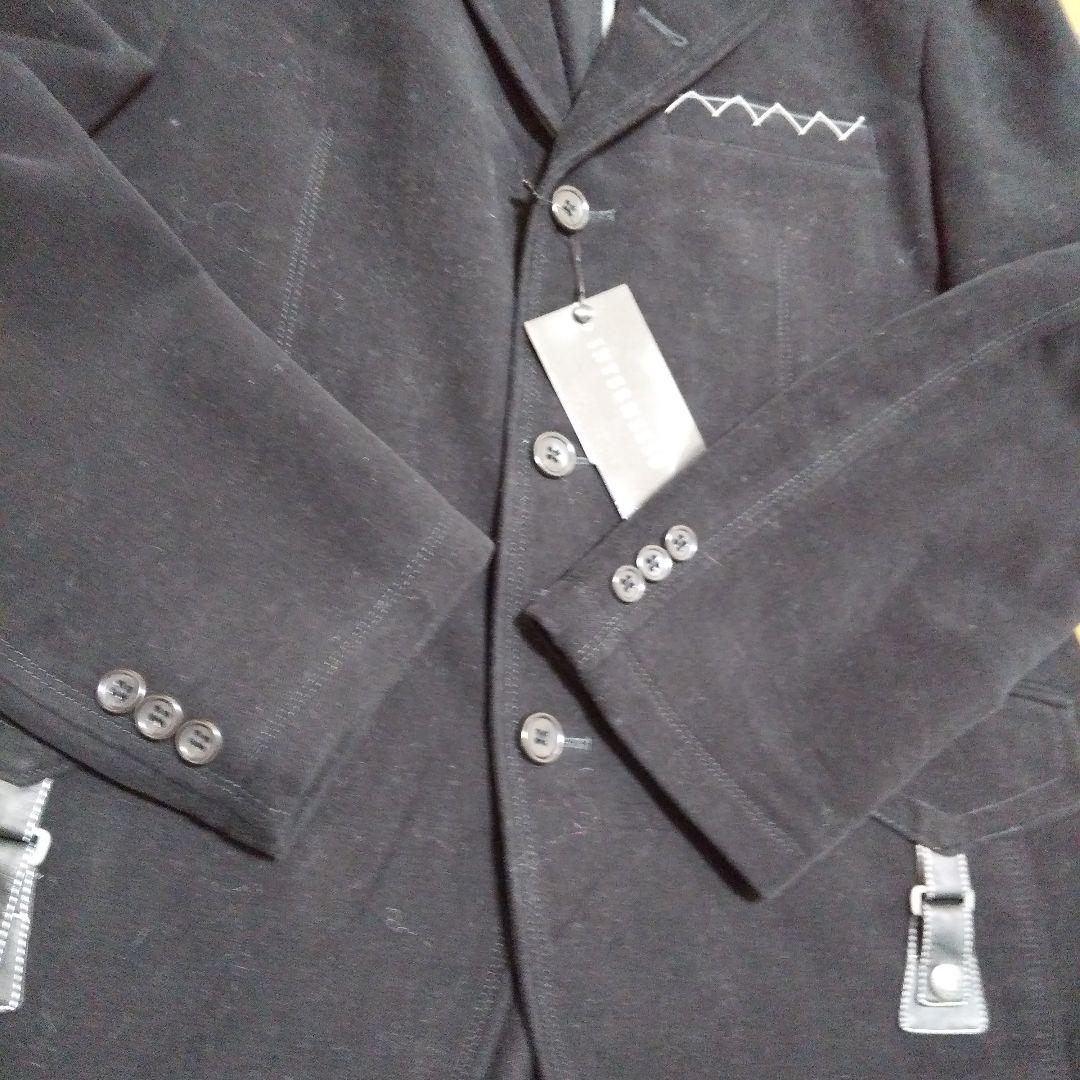 ky276 【未使用】INTERMEZZO テーラードジャケット L 黒