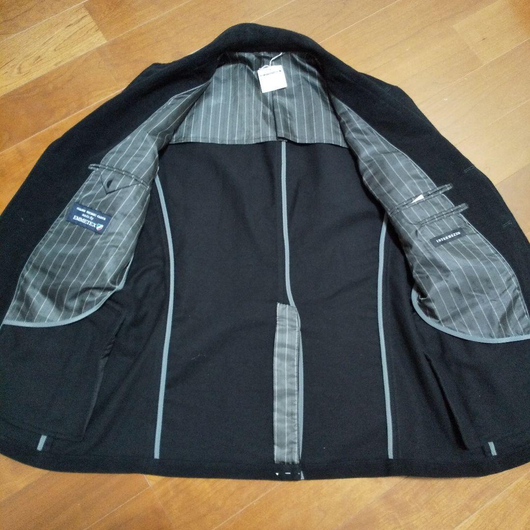 ky276 【未使用】INTERMEZZO テーラードジャケット L 黒