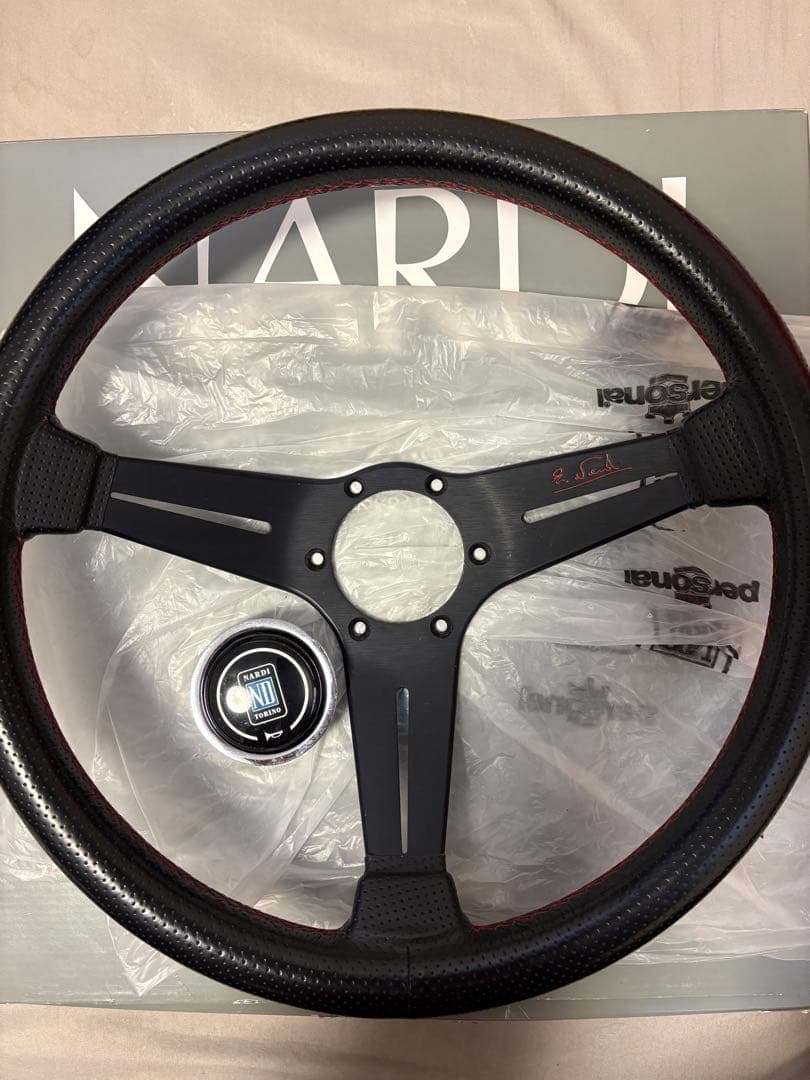 ナルディ　NARDI ブラック／レッド　限定品　ラリー 34