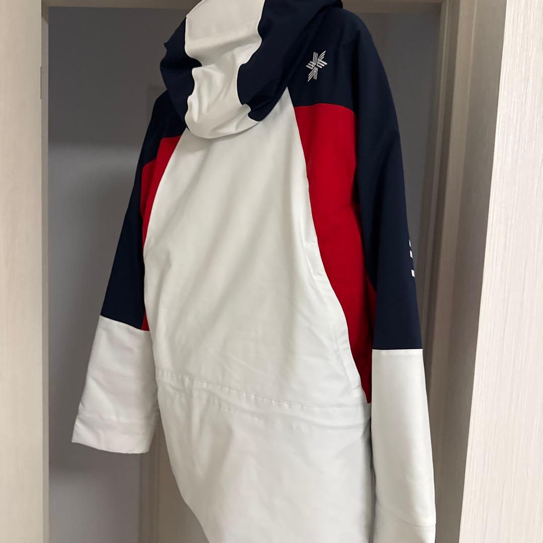 Goldwin スキーウェア XLサイズ ホワイトネイビー