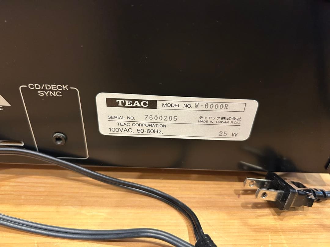 ジャンク　TEAC W-6000R DENON DMD-800 オーディオ機器