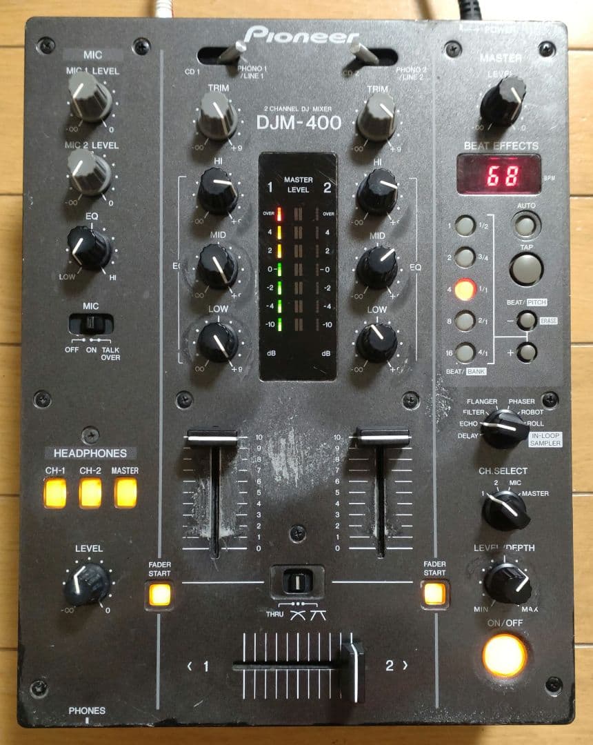 Pioneer　DJM-400　動作確認済み　クロスCHフェーダー 交換