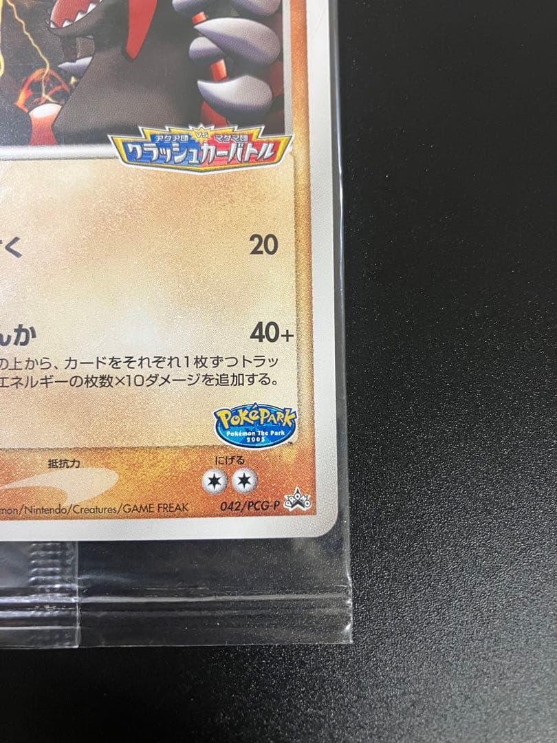ポケモンカード ポケパーク グラードン 未開封 プロモ Groudon