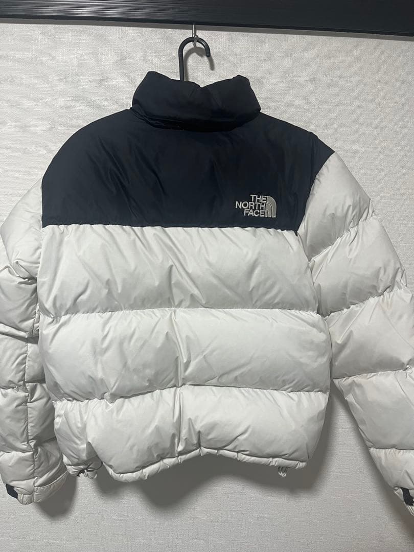 THE NORTH FACE ダウンジャケット ホワイト/ブラック