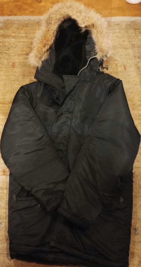 t*1様 SPIEWAK　N-3B フライトジャケット ブラック ファー付き　1