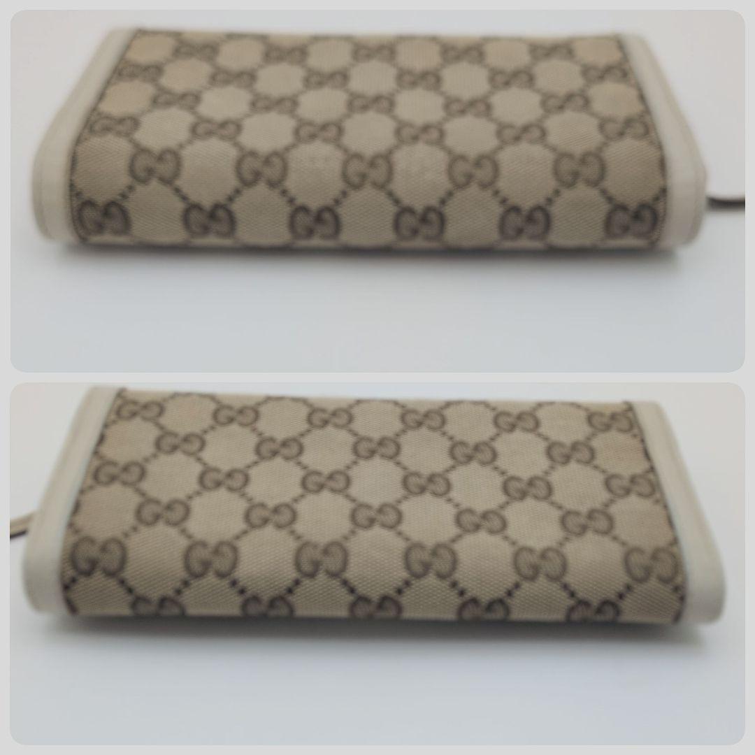 GUCCIグッチ 長財布 GG柄 インターロッキング ロゴ金具